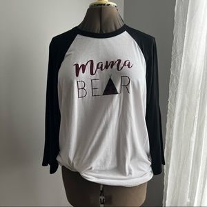 Momma Bear Print Tee